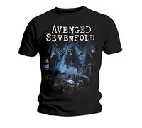 Avenged Sevenfold Winged Death A7X Rock Ufficiale Uomo Maglietta Unisex (Large)