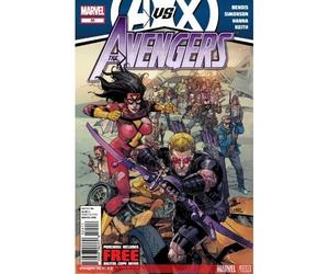 Avengers #30 "Can Hawkeye and Spider-woman's Budding Romance Last Amidst the End of the World?"