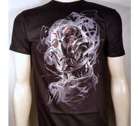 Avengers Age Of Ultron Fumo Trattamento Fantasma Ashes MARVEL COMICS T Shirt