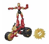 Hasbro Marvel Motociclista Iron Man Bend E Flex 15 Cm One Size Red / Gold