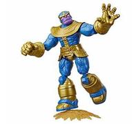 Avengers E8344 Marvel Bend and Flex Action, 6-Inch Flexible Thanos Figure, Includes Accessory, Ages 4 and Up, Multicolor