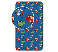 Avengers Camera da Letto Marvel Comics - Copripiumino Set Coperte Lampada &