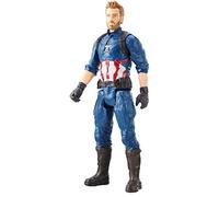 AVENGERS E1421EL2 Marvel Infinity War Titan Hero Series Capitan America con porta Titan Hero Power FX