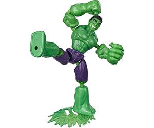 Avengers E7871 Marvel Bend And Flex Action, 6-inch Flexible Hulk Figure, Includes Blast Accessory, Ages 4 And Up, Multicoloured