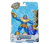 Avengers E8344 Marvel Bend and Flex Action, 6-Inch Flexible Thanos Figure, Inclu