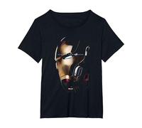 Avengers Endgame Avenge The Fallen Iron Man Maglietta, Donna Plus-Size, Nero, 4X
