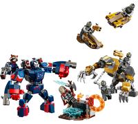 LEGO ǀ Marvel Avengers: Endgame Thor Contro Chitauri - Giocattolo con Mech, Figura di Gorilla e 7 Minifigure tra cui Thor, Rocket e Iron Patriot - Regalo da Supereroi per Bambini da 8 Anni - 76322
