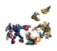 LEGO ǀ Marvel Avengers: Endgame Thor Contro Chitauri - Giocattolo con Mech, Figura di Gorilla e 7 Minifigure tra cui Thor, Rocket e Iron Patriot - Regalo da Supereroi per Bambini da 8 Anni - 76322