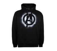 Avengers Felpa con Cappuccio Stencil Uomo (TV296)