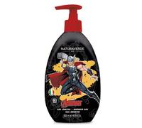 Naturaverde | Kids - Marvel Avengers - Gel Doccia per Bambini Thor, Prodotti per Igiene Bambini, con Estratti di Calendula e Camomilla BIO, 500ml