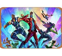 Avengers Infinity War Fandango Poster 2018, film HD, sfondi 4k, immagini, sfondi, foto e immagini Poster, Metallo Tin Sign, Vintage Style Wall Ornament Coffee & Bar Decor, Dimensioni 8 "X 12"