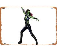 Avengers Infinity War Gamora 2018, film HD, sfondi 4k, immagini, sfondi, foto e immagini Poster, Metal Tin Sign, Vintage Style Wall Ornament Coffee & Bar Decor, Dimensioni 8 "X 12"