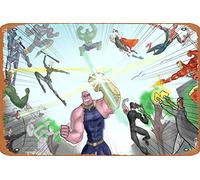 Avengers Infinty War 2018 4k Fan Made Artwork, film HD, sfondi 4k, immagini, sfondi, foto e immagini Poster, metallo latta segno, Vintage Style Wall Ornament Coffee & Bar Decor, Dimensioni 8 "X 12"