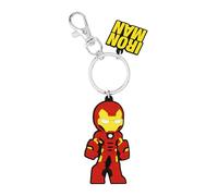 Avengers Iron Man Cartoon Silicone Rosso e Giallo Charm Portachiavi GH00333RL.PH, Rosso, Taglia unica, Cartoni