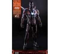 AVENGERS IRON MAN NEON TECH 4.0 DIE CAST TOY FAIR EXCLUSIVE 1/6 Action Fig 32cm