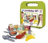 Chicos - Set Cucina Portatile per Bambini | Valigetta Gioco con 19 Accessori da Cucina | Gioco di Ruolo Educativo | Giocattolo per Bambini 2+ Anni in su (87102)