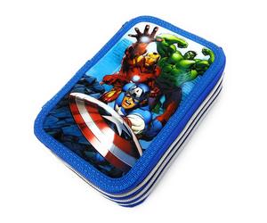 Avengers New Astuccio Completo 3 zip Accessori Giotto Scuola Marvel