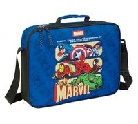 AVENGERS - Portafogli Extrascolastiche, Valigetta portatodo, Tracolla comoda e versatile, qualità e resistenza, 38 x 6 x 28 cm