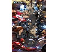 Avengers Poster Gamerverse Viso Spento Film Grande 61x91.5 CM 61x91.4cm Nuovo