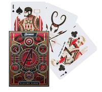 Avengers Red Edition The Infinity Saga Theory 11 Playing Cards Marvel Saga Nuovo