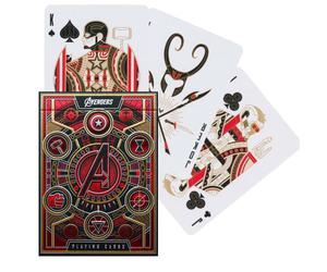 Avengers Red Edizione La Infinity Saga Theorie 11 Carte da Gioco Marvel Nuovo