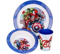 Avengers Rolling Tuono 3 Pezzi Pasto Set Piatto, Ciotola E Tumbler