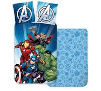 Avengers Set 3 Pezzi 140x200 + Federa 65x65 + Lenzuolo Captain America Hulk