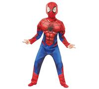 Rubie's Costume Bambino Spiderman Vestito Uomo Ragno Deluxe Elevata Qualità