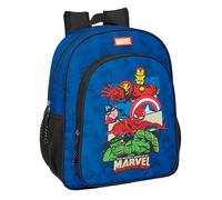 AVENGERS - Zaino scuola per bambini, adattabile al carrello, ideale per bambini in età scolare, comodo e versatile, qualità e resistenza, 32 x 12 x 38 cm
