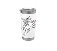 Avenging Angel Snake Mitragliatrice Bicchiere termico in acciaio inox doppia parete