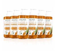 Avenil Sapone di Marsiglia Emolliente Calendula e Avena Bio 500ml, Set 6 Flaconi da 500ml, 100% Sapone Vegetale, Hand and Face Soap