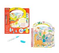 Avenir 6301776 - Gioco da colorare con dinosauro, set creativo 3 in 1 con giochi, adesivi e immagini da colorare, fai da te, per bambini dai 3 anni in su