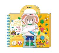 Avenir 6301896 Colouring Game Forest Animals, 4-in-1 Activity Book, DIY Creative