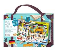 Avenir 6305082-Set di puzzle in miniatura in 3D con città di Berlino, in legno, regalo decorativo per adulti e bambini dai 6 anni in su, 6305082
