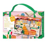 Avenir 6305083-Set di puzzle in miniatura in 3D, motivo: città di Roma, in legno, regalo decorativo per adulti e bambini dai 6 anni in su, 6305083
