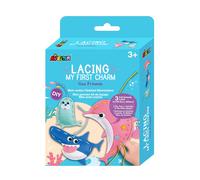 Avenir CH211799 My First Lacing Kit Sea Friends Improve Sewing and Stitching