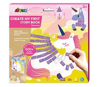 Avenir Create My First Story Book | Unicorns | Mosaic Fun for Kids 600+ adesivi in schiuma | per bambini dai 3 anni in su Cranberry