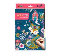 Avenir A4 Scratch Book Secret Garden Scratch & Craft Activiteit voor leeft
