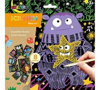Avenir- Scratch Boys Monster, Multicolore, 31680