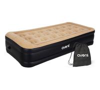 AVENLI Letto ad aria autogonfiante 196 x 97 x 47 cm beige - Comodo letto per gli ospiti per 1 persona con pompa elettrica integrata - Alta altezza del sonno, superficie floccata, costruzione durevole