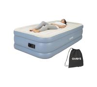 AVENLI Materasso Letto gonfiabile autogonfiabile singolo 191x99x46cm materassi autogonfiante per ospiti con pompa integrata superficie di sdraio extra alta e floccata per campeggio e casa