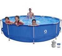 Avenli Piscina Tonda con Struttura Sirocco Blue, Blu