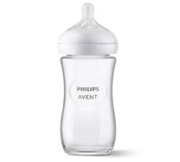 Avent Natural Biberon In Vetro Risposta 1 mese e + 240ml - Biberon