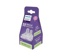Avent Natural Tettarella Portata 4 Risposta 3 Mesi e + x2 - Accessorio biberon