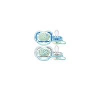 Avent Succhietto Ultra Air Night 6-18M Maschio 2 Pezzi 1 St