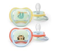 PHILIPS AVENT SUCCHIETTI AIR NOTTE 0-6M VERDE CON KOALA AZZURRO CON TIGRE 2 PEZZI