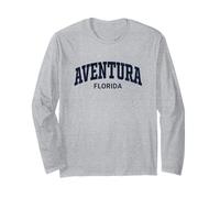 Aventura Florida Vintage Athletic Sports Design Maglia a Manica