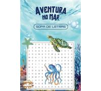Aventura no Mar | Sopa de Letras: Portuguese Word Search Book for Kids & Teens