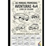 aventuras 4x4: desenhos para colorir infatil tematico 4x4