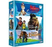Aventure animation : Niko le petit renne; L'ours montagne; Chasseurs d (Blu-ray)